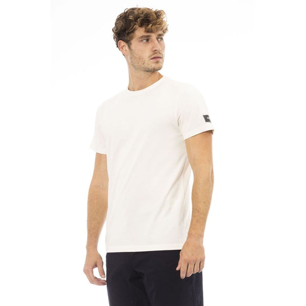 Baldinini Trend White Cotton Men T-Shirt