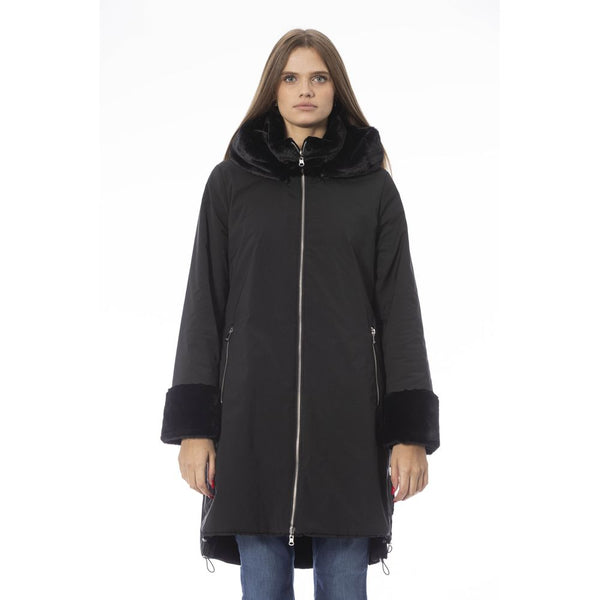 Baldinini Trend Black Polyester Women Jacket