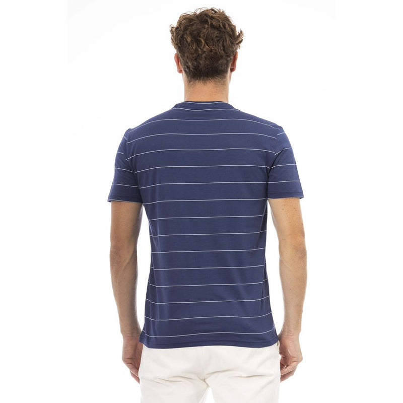 Baldinini Trend Blue Cotton Men T-Shirt