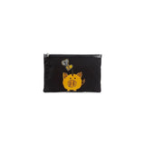 Dolce & Gabbana Sleek Nylon Clutch with Leather Accents