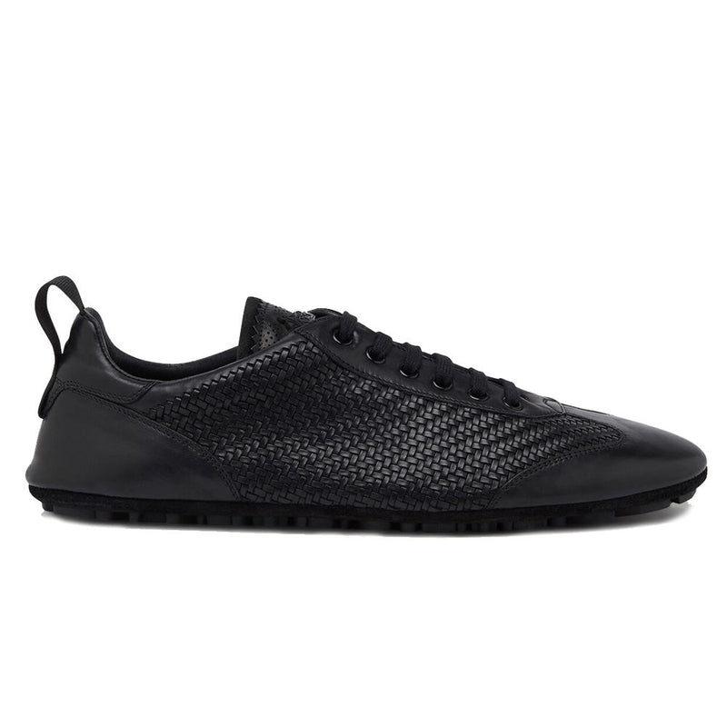 Dolce & Gabbana Elegant Hand-Woven Calfskin Oxford Shoes