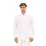 Baldinini Trend Pink Cotton Men Shirt