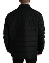 Dolce & Gabbana Elegant Black Quilted Down Jacket