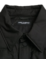 Dolce & Gabbana Elegant Black Quilted Down Jacket