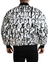 Dolce & Gabbana Elegant White Bomber Jacket