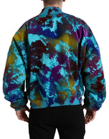 Dolce & Gabbana Multicolor Polyester Bomber Jacket