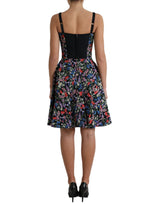 Dolce & Gabbana Elegant Floral A-Line Mini Dress