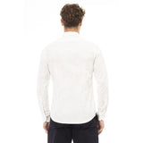 Baldinini Trend White Cotton Men Shirt