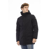 Baldinini Trend Black Polyester Men Jacket