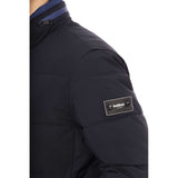 Baldinini Trend Blue Polyester Men Jacket