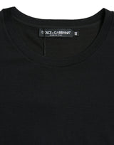 Dolce & Gabbana Elegant Wool Crew Neck Short Sleeve Top