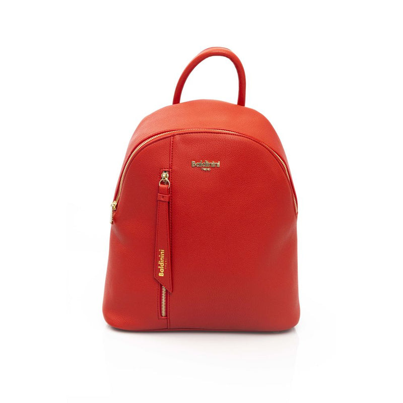 Baldinini Trend Red Polyethylene Women Backpack