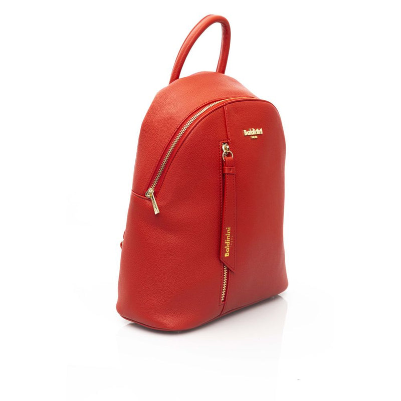 Baldinini Trend Red Polyethylene Women Backpack