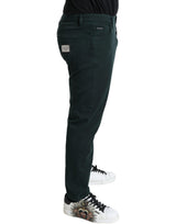 Dolce & Gabbana Chic Green Skinny Jeans for Modern Elegance