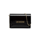 Love Moschino Glossy Chic Faux Leather Shoulder Bag