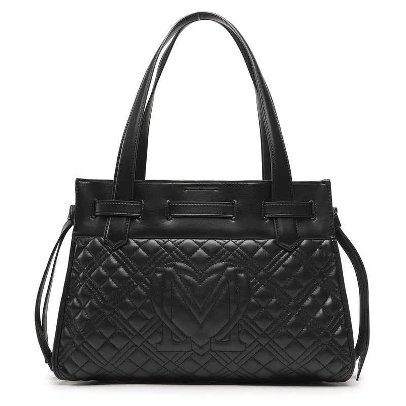 Love Moschino Chic Quilted Faux Leather Shopper