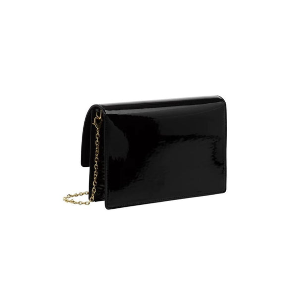 Love Moschino Glossy Chic Faux Leather Shoulder Bag