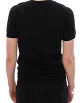 Dolce & Gabbana Elegant Black Cotton Crew-neck Tee