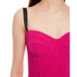 Dolce & Gabbana Elegant Fuchsia Sheath Dress with Silk Lining