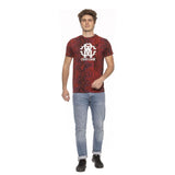 Roberto Cavalli Beachwear Red Cotton Men T-Shirt