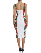 Dolce & Gabbana Elegant Floral Bodycon Sheath Dress