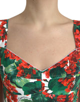 Dolce & Gabbana Elegant Floral Bodycon Sheath Dress