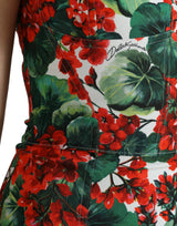 Dolce & Gabbana Elegant Floral Bodycon Sheath Dress