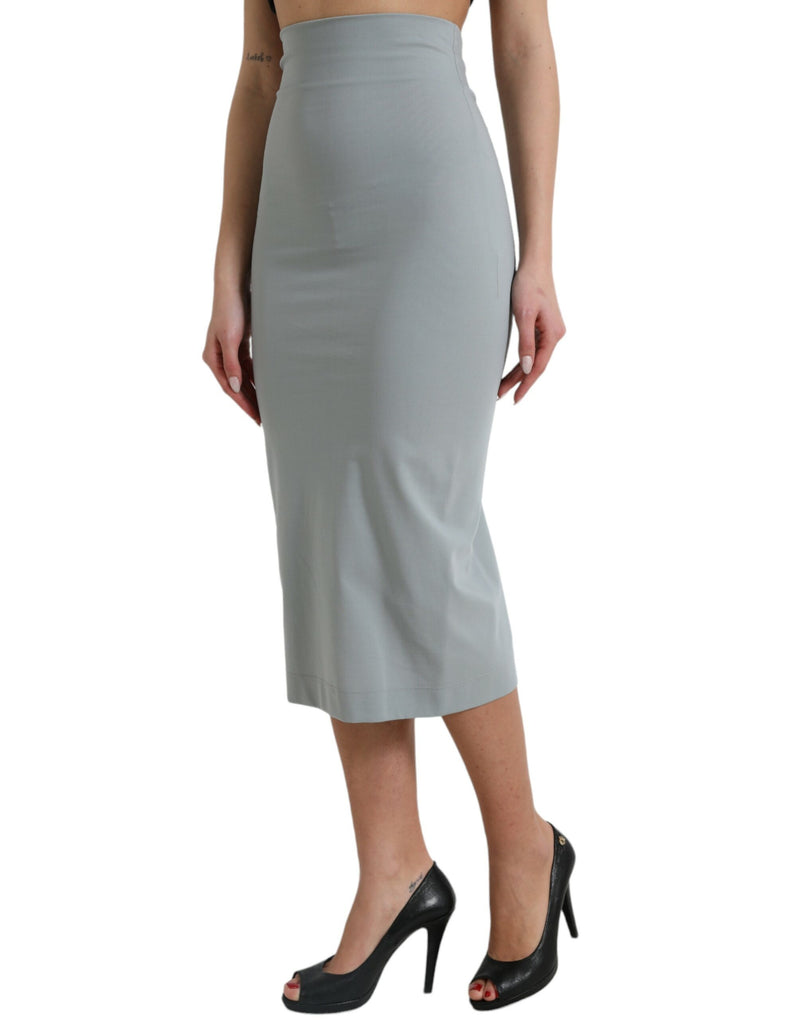 Dolce & Gabbana Elegant High Waist Midi Pencil Skirt