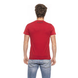 Roberto Cavalli Beachwear Red Cotton Men T-Shirt