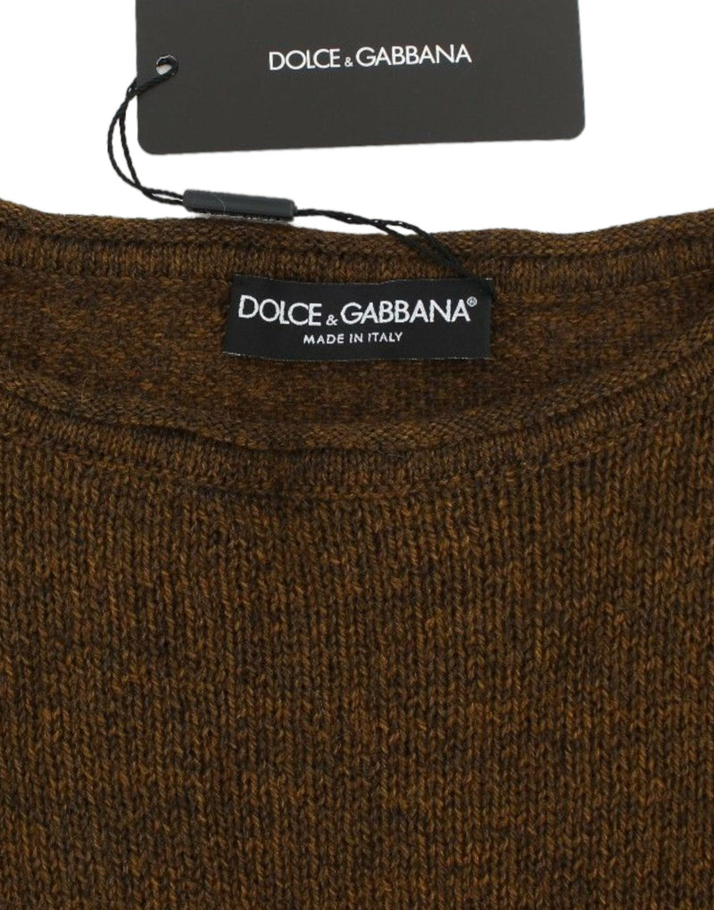 Dolce & Gabbana Oversized Knitted Alpaca-Wool Pullover