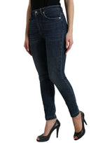 Dolce & Gabbana Elegant High-Waist Stretch Denim Jeans