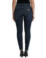 Dolce & Gabbana Elegant High-Waist Stretch Denim Jeans