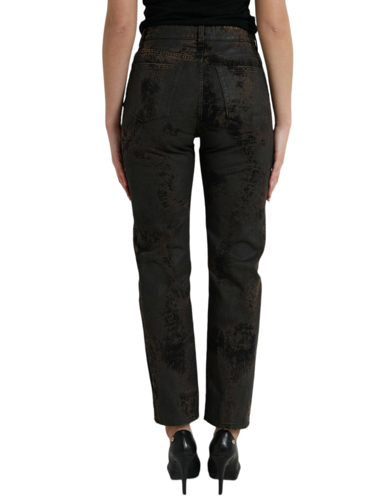 Dolce & Gabbana Chic Boyfriend Mid Waist Stretch Jeans