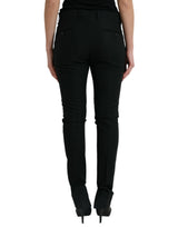 Dolce & Gabbana Elegant Mid Waist Tapered Virgin Wool Pants