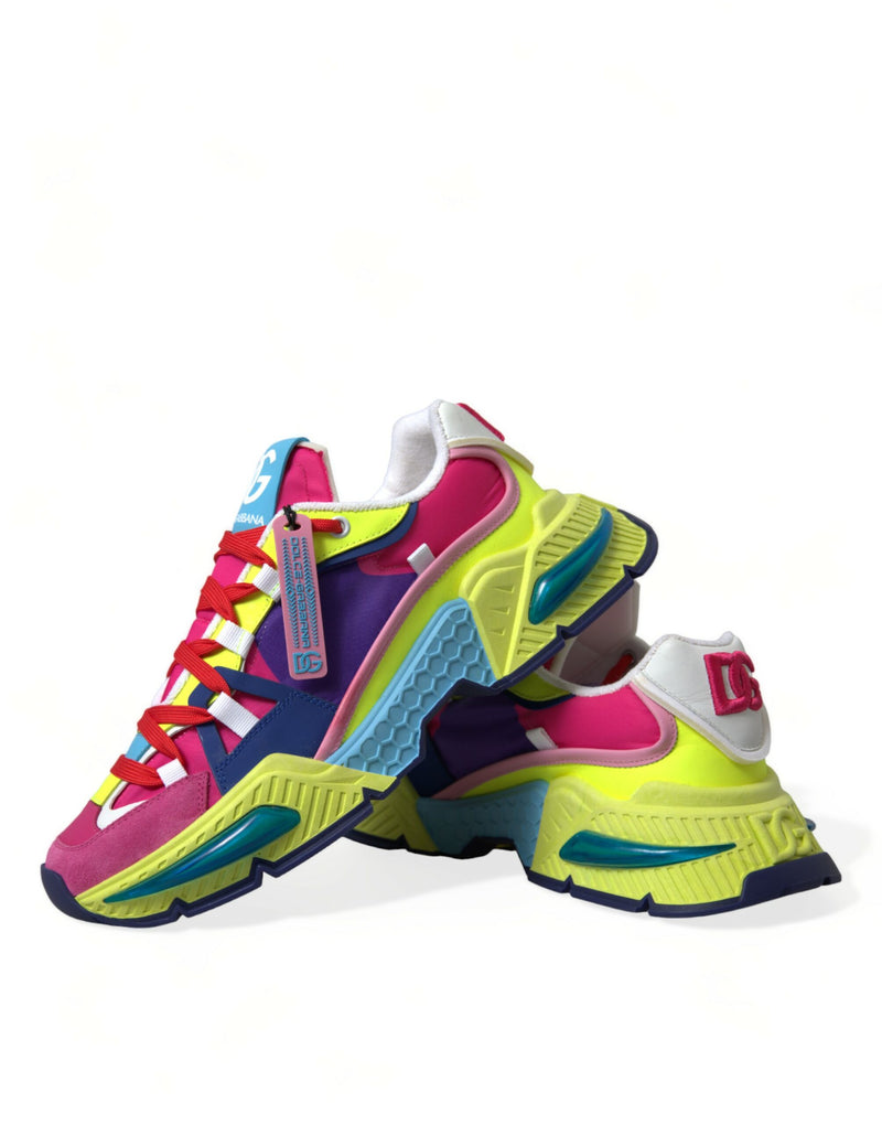 Dolce & Gabbana Air Master Multicolored Lace-Up Sneakers