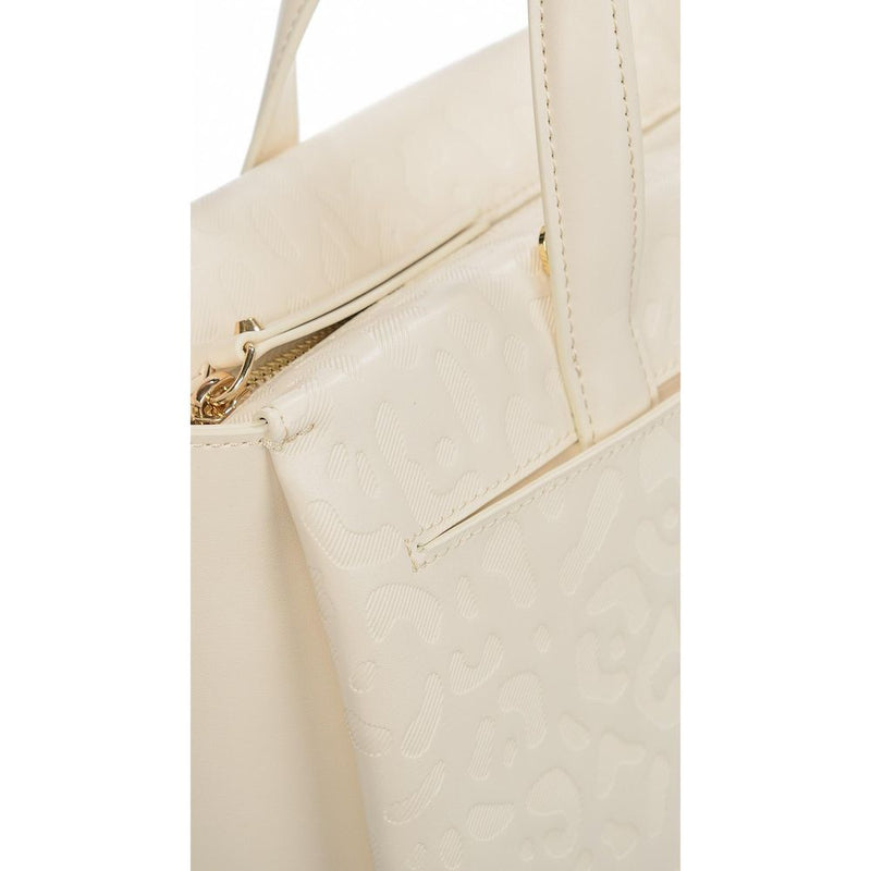 Cavalli Class Chic Spotted Calfskin Handbag Elegance