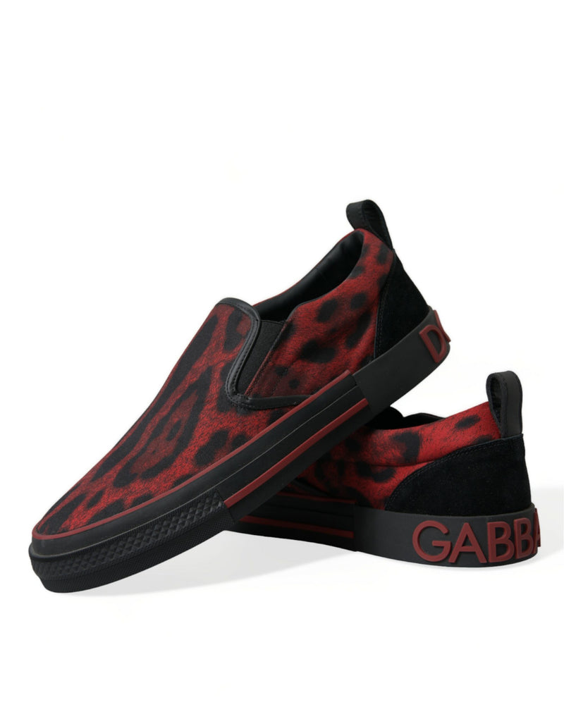 Dolce & Gabbana Elegant Leopard Loafers Sneakers Fusion