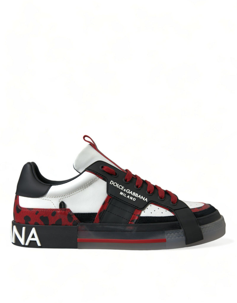 Dolce & Gabbana Multicolor Custom 2.Zero Leather Sneakers