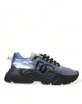 Dolce & Gabbana Elevate Your Style with Chic Blue Sneakers