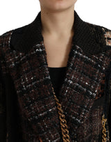 Dolce & Gabbana Multicolor Patchwork Double-Breasted Jacket