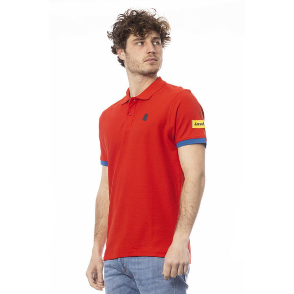 Invicta Red Cotton Men Polo Shirt