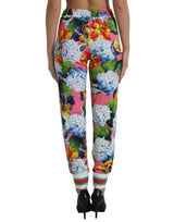 Dolce & Gabbana Floral High-Rise Drawstring Jogger Pants