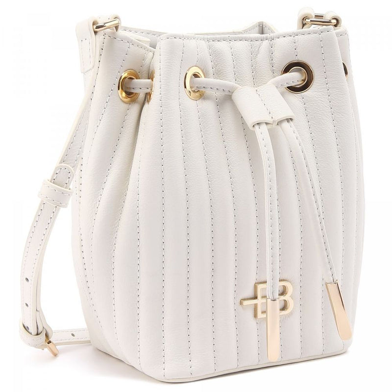 Baldinini Trend Elegant Striped Mini Bucket Shoulder Bag