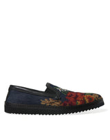 Dolce & Gabbana Elegant Multicolor Floral Loafers