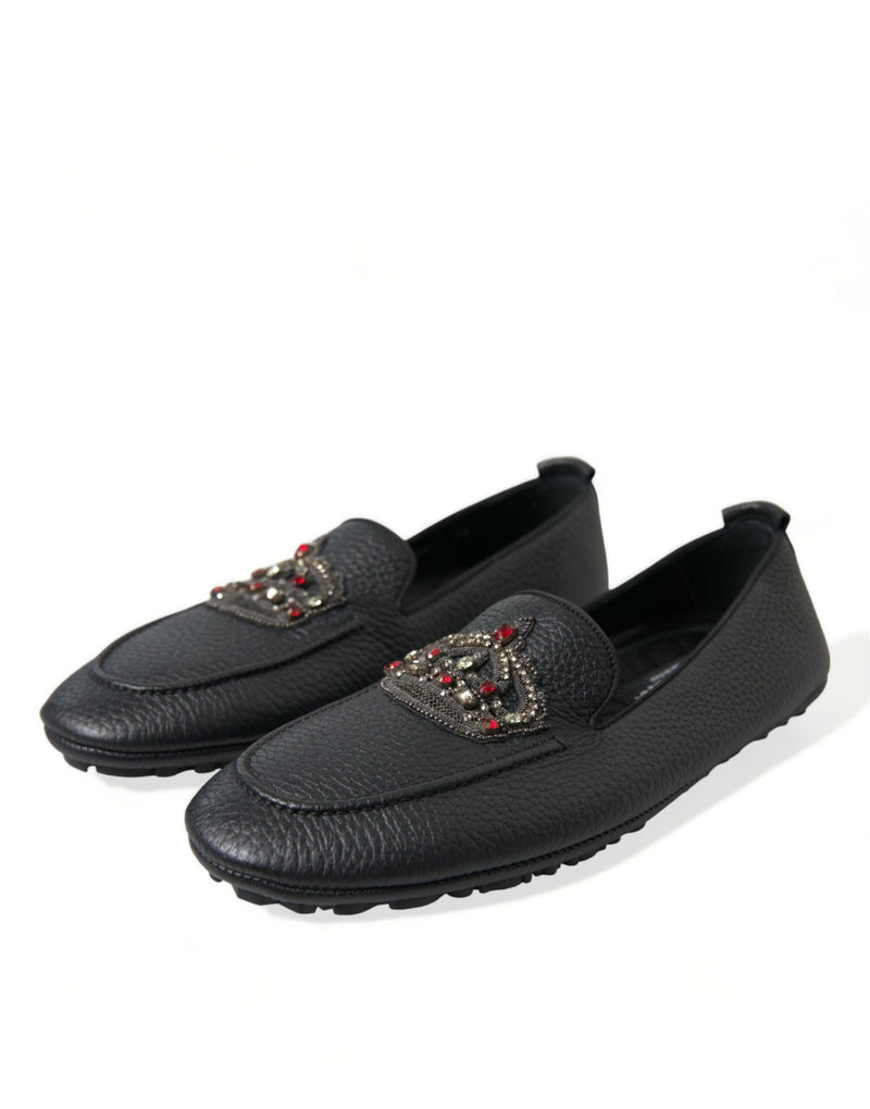 Dolce & Gabbana Dazzling Crystal-Embellished Loafers