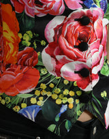 Dolce & Gabbana Floral Silk Blend Sleeveless Waistcoat