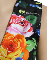 Dolce & Gabbana Floral Silk Blend Sleeveless Waistcoat