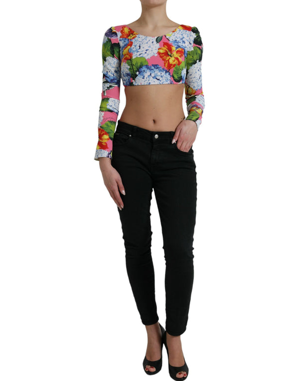 Dolce & Gabbana Floral Elegance Cropped Top