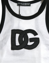 Dolce & Gabbana Elegant Sleeveless Logo Tank Top