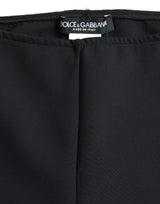 Dolce & Gabbana Elegant High Waist Black Leggings